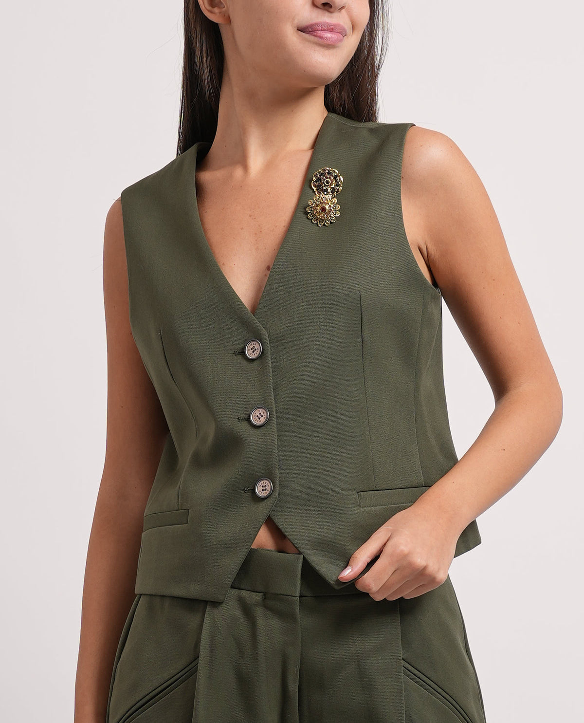 Completo donna Markup gilet e pantaloni 