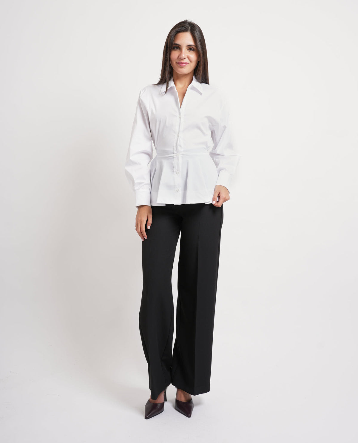 Camicia donna Maryley con laccetto stringente 