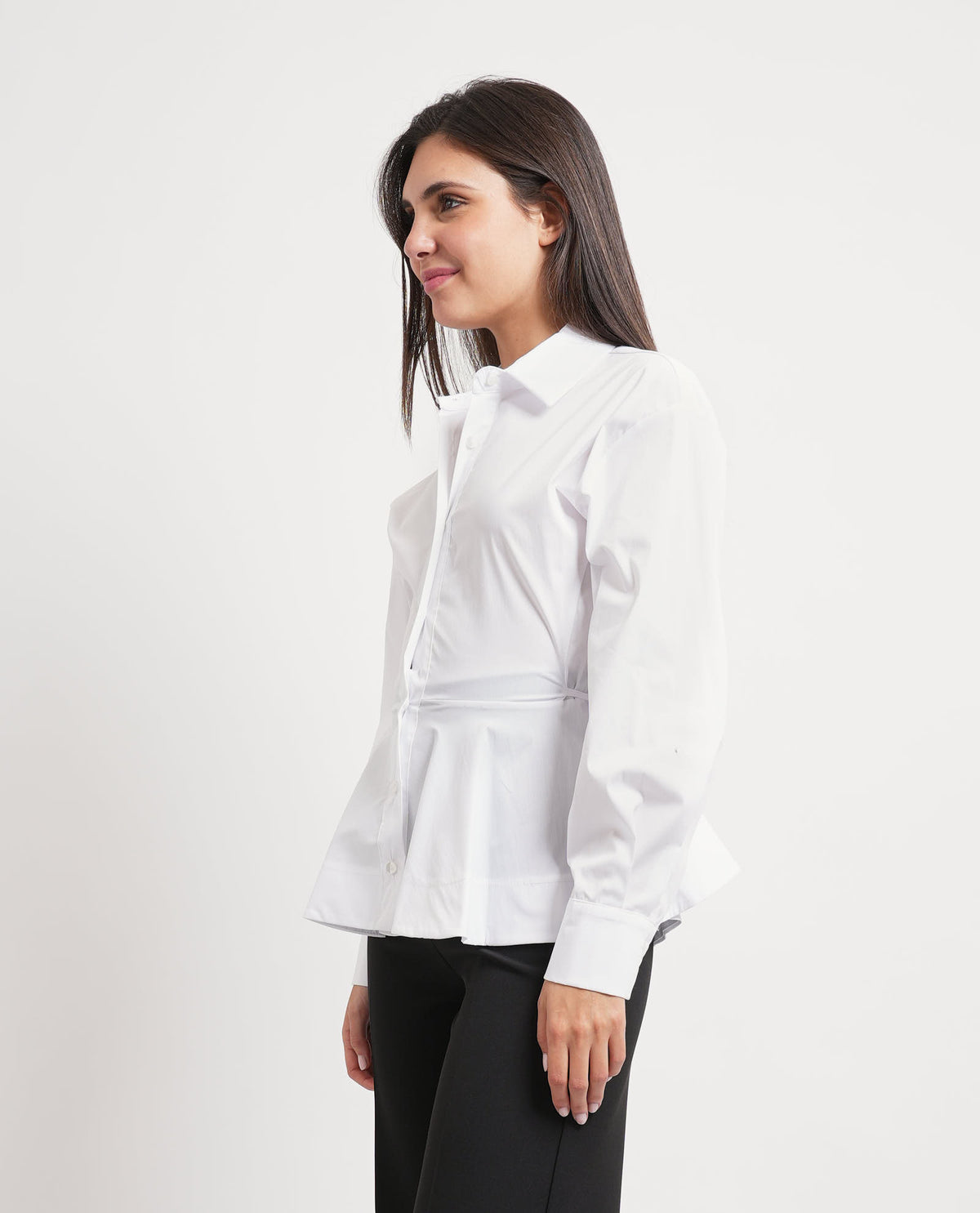 Camicia donna Maryley con laccetto stringente 