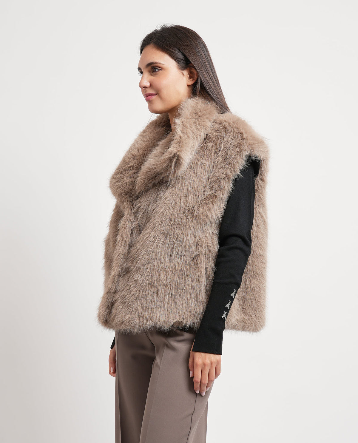 Giubbotto donna Maryley in ecopelliccia 