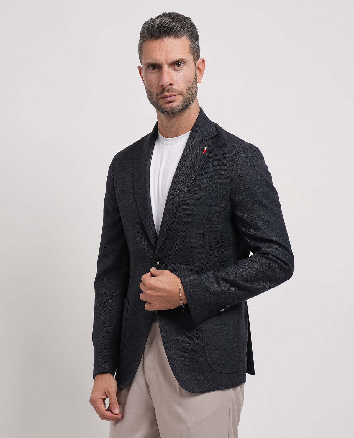 Giacca uomo Mulish con microtrama 