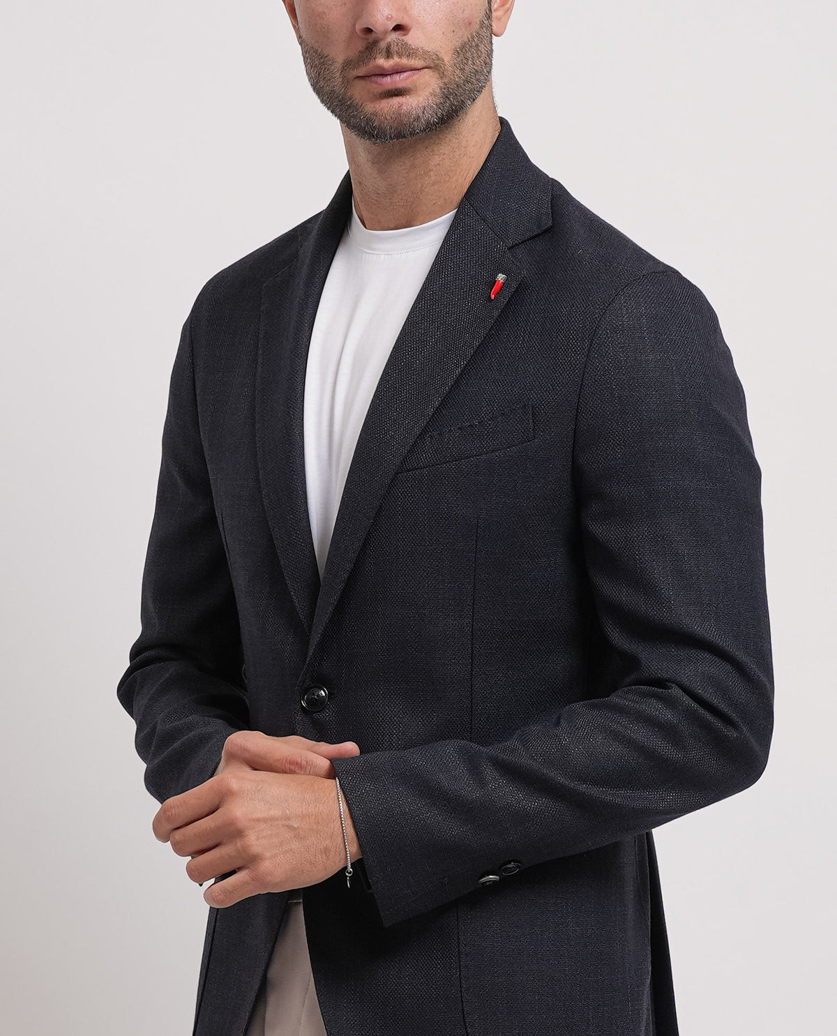 Giacca uomo Mulish con microtrama 