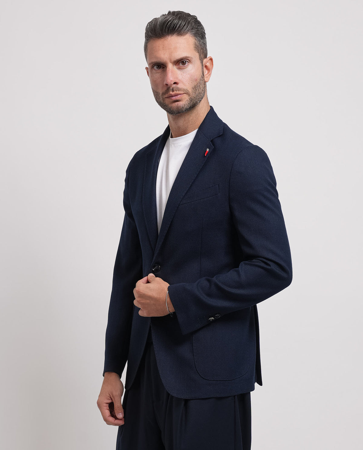 Giacca uomo Mulish con microtrama 