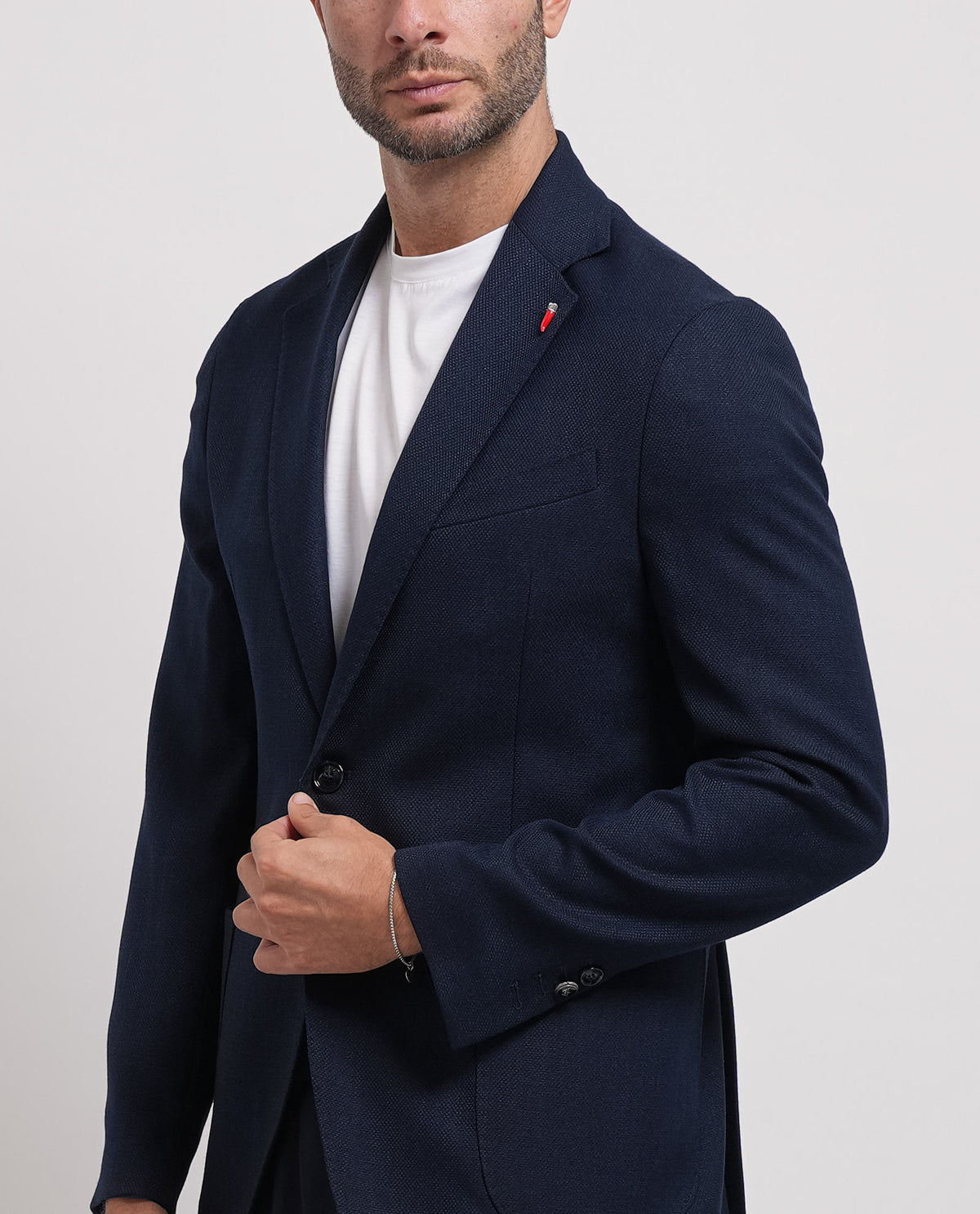 Giacca uomo Mulish con microtrama 