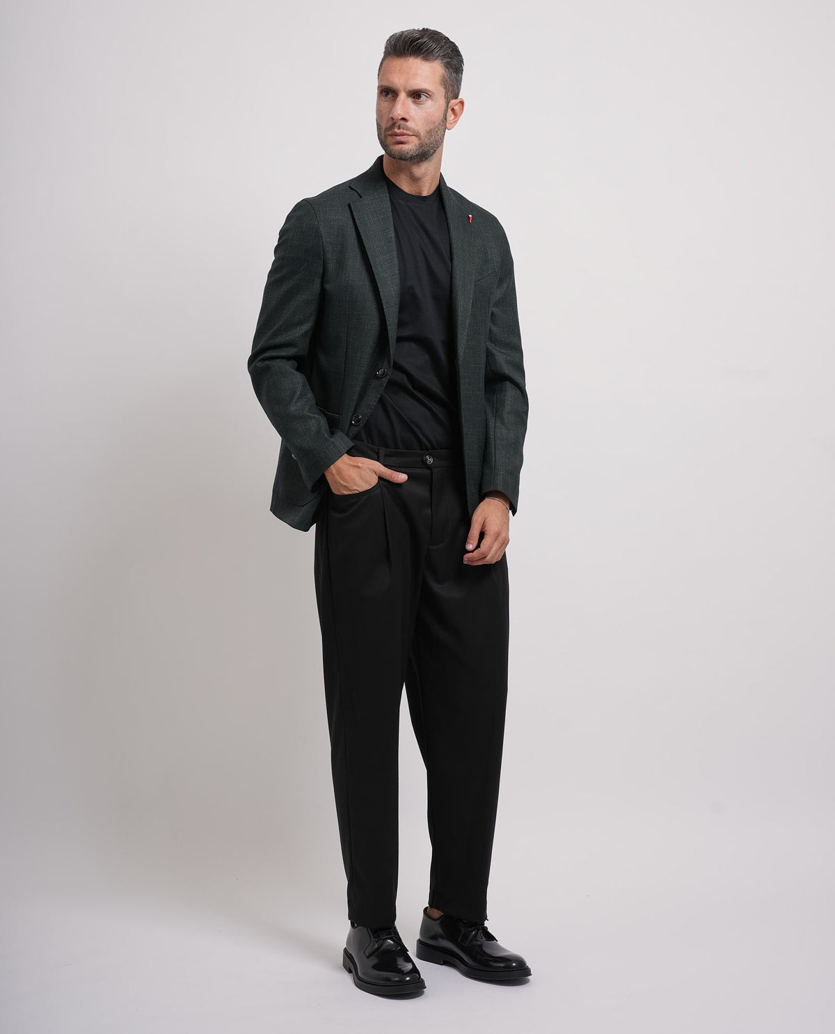 Giacca uomo Mulish con microtrama 