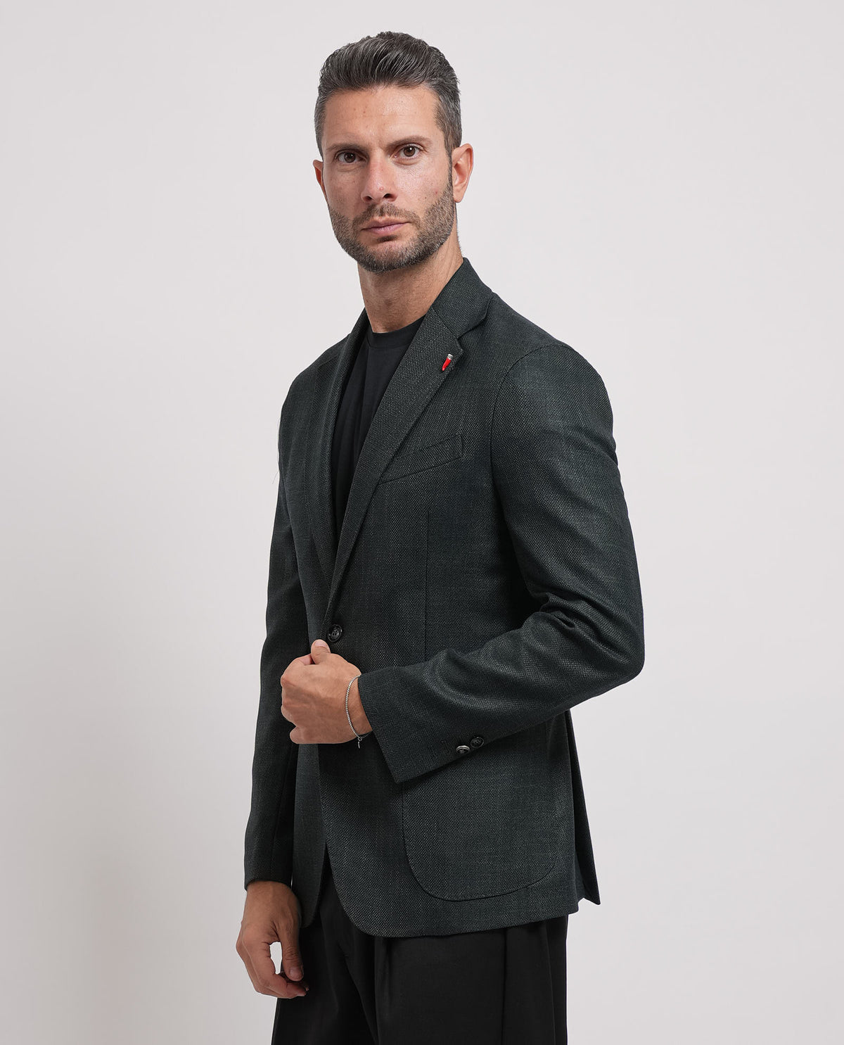 Giacca uomo Mulish con microtrama 