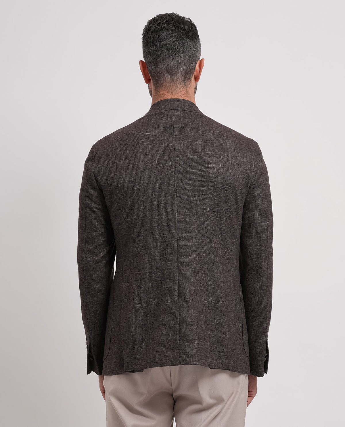 Giacca uomo Mulish monopetto con microtrama 