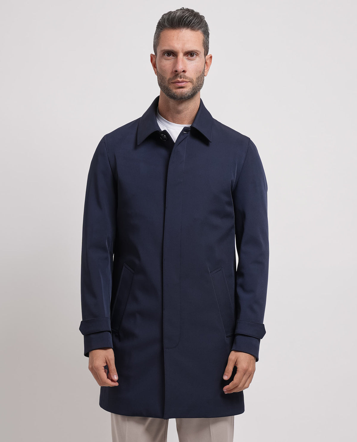 Cappotto uomo Mulish con colletto a camicia 