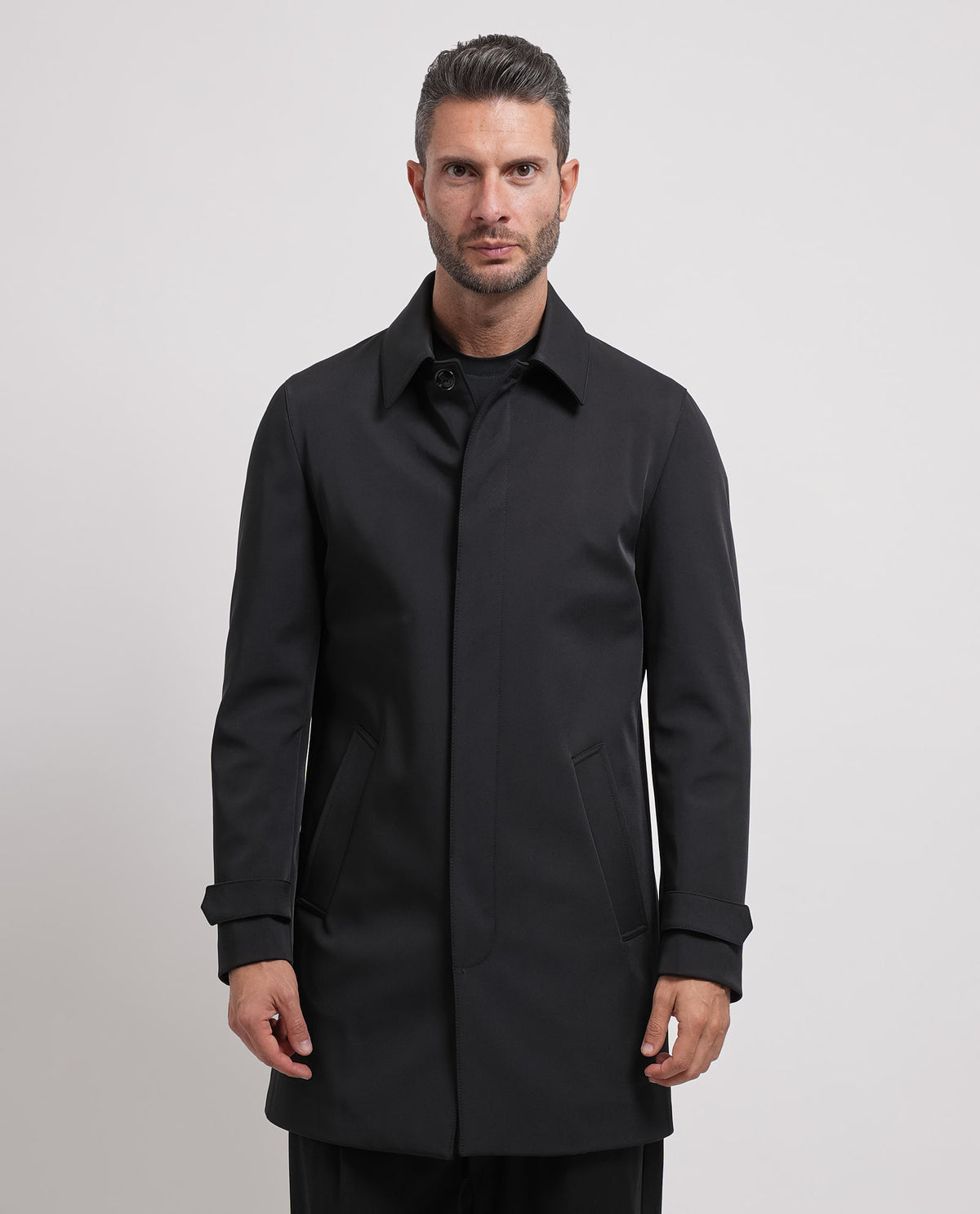 Cappotto uomo Mulish con colletto a camicia 