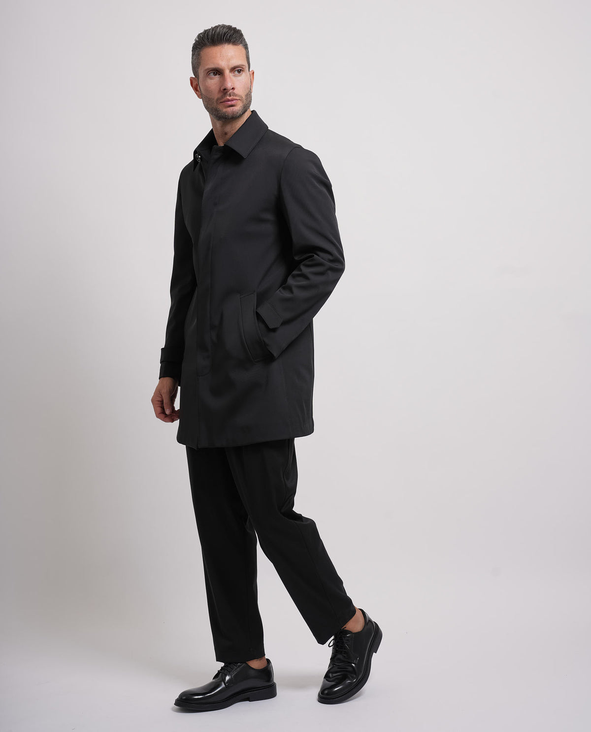 Cappotto uomo Mulish con colletto a camicia 