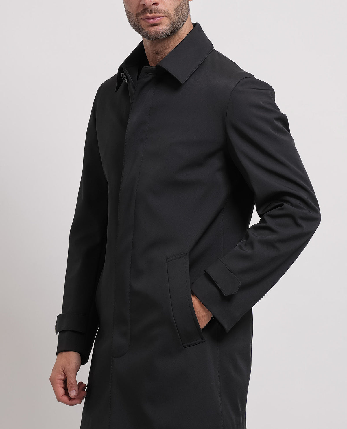 Cappotto uomo Mulish con colletto a camicia 