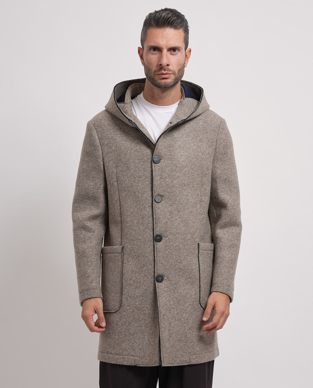 Cappotto uomo Mulish con cappuccio 