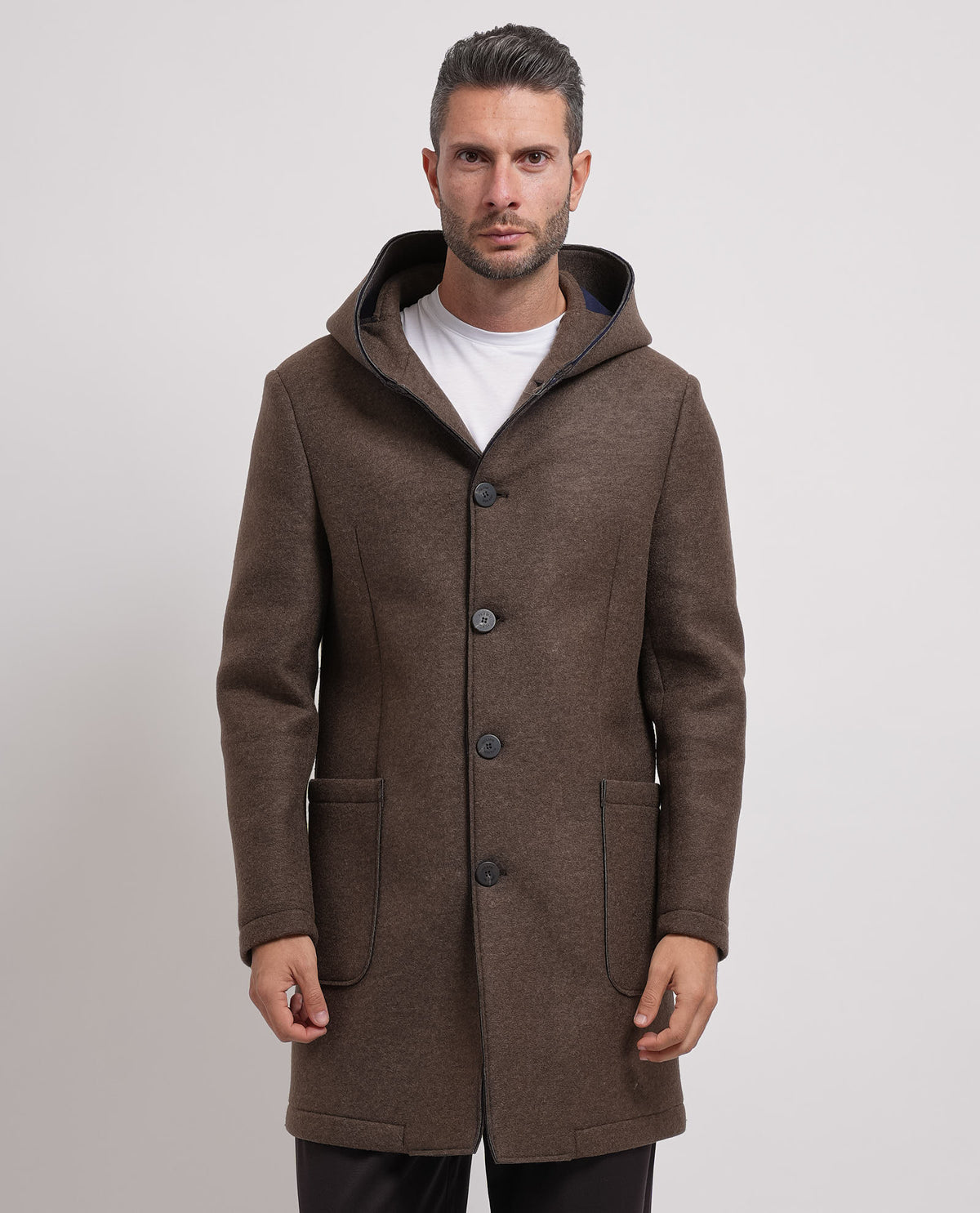 Cappotto uomo Mulish con cappuccio 