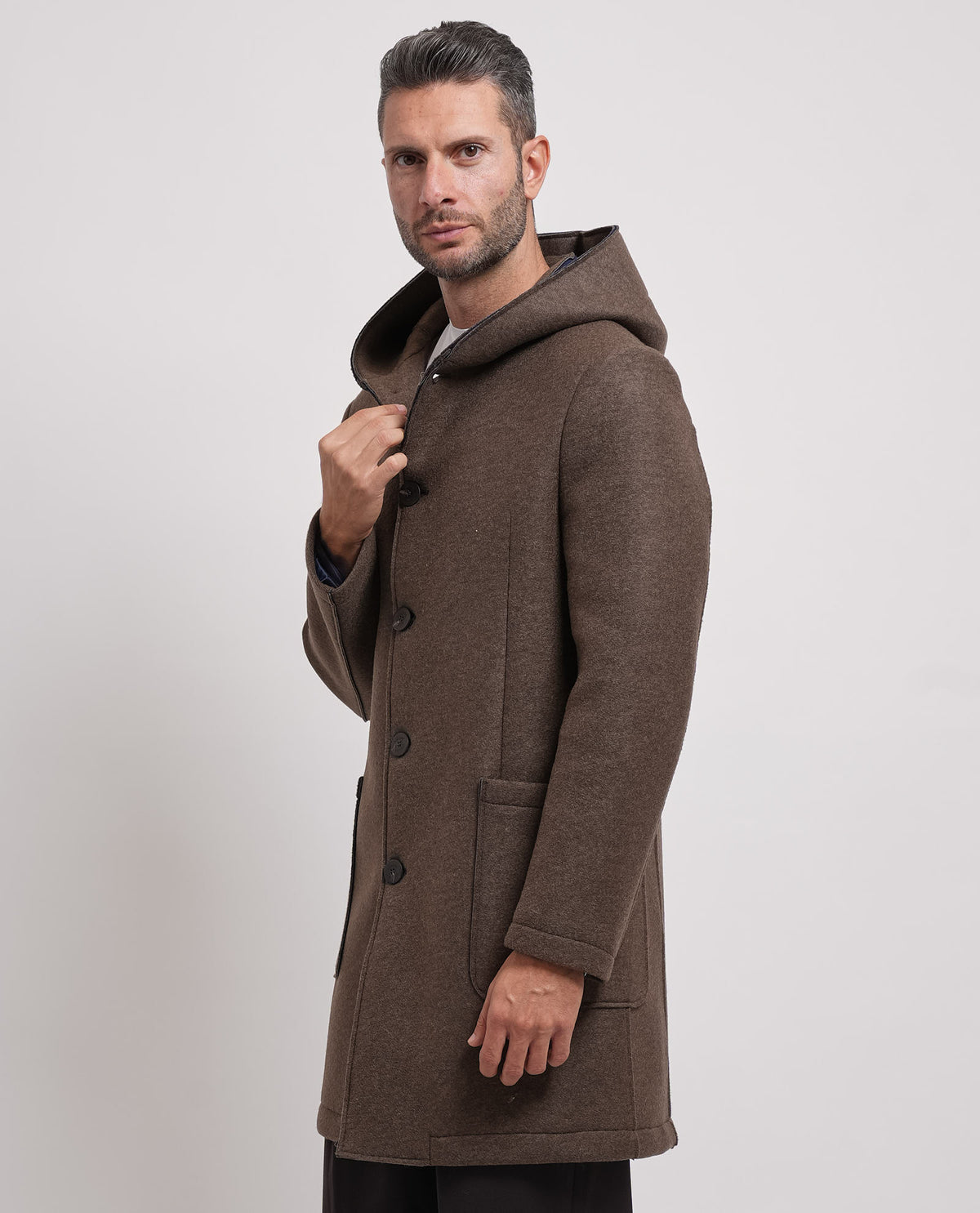 Cappotto uomo Mulish con cappuccio 