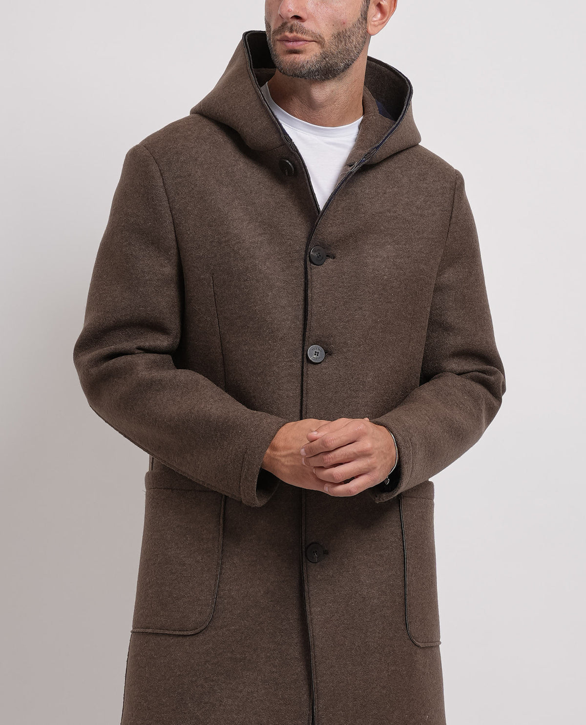 Cappotto uomo Mulish con cappuccio 