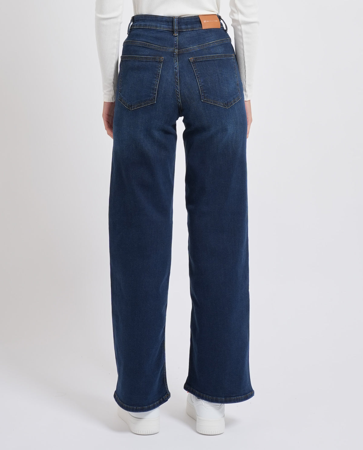 Jeans donna Only a vita alta wide leg 