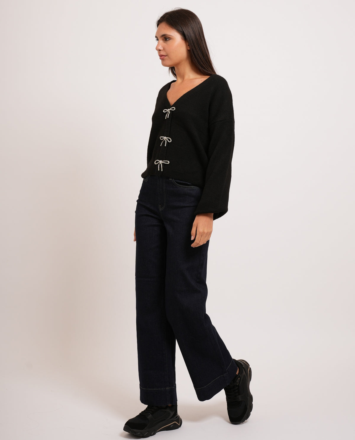 Maglione Only donna con scollo a V 