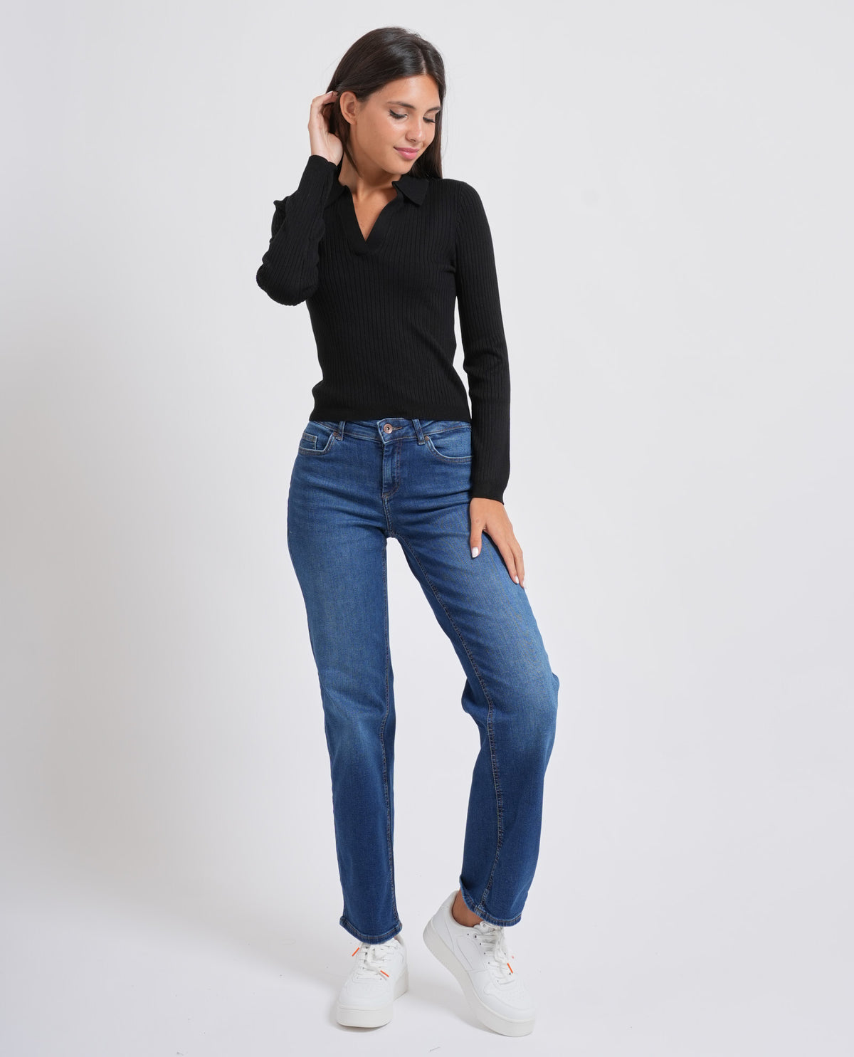 Pullover donna Only con ampia scollatura 