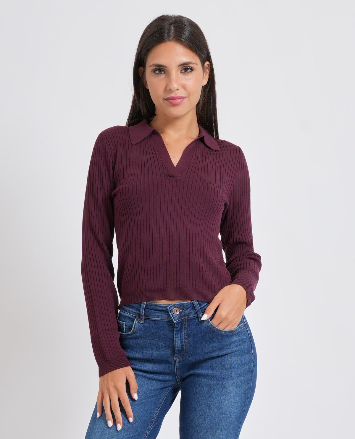 Pullover donna Only con ampia scollatura 