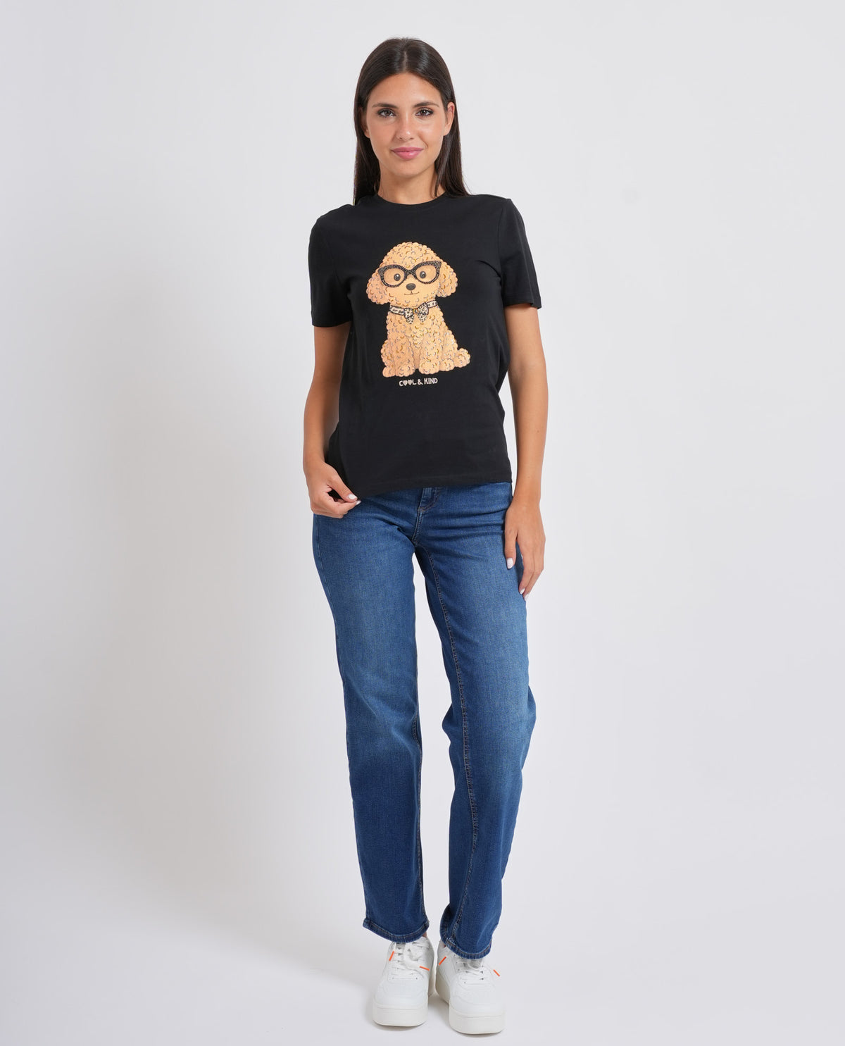 T-shirt donna Only con applicazione 