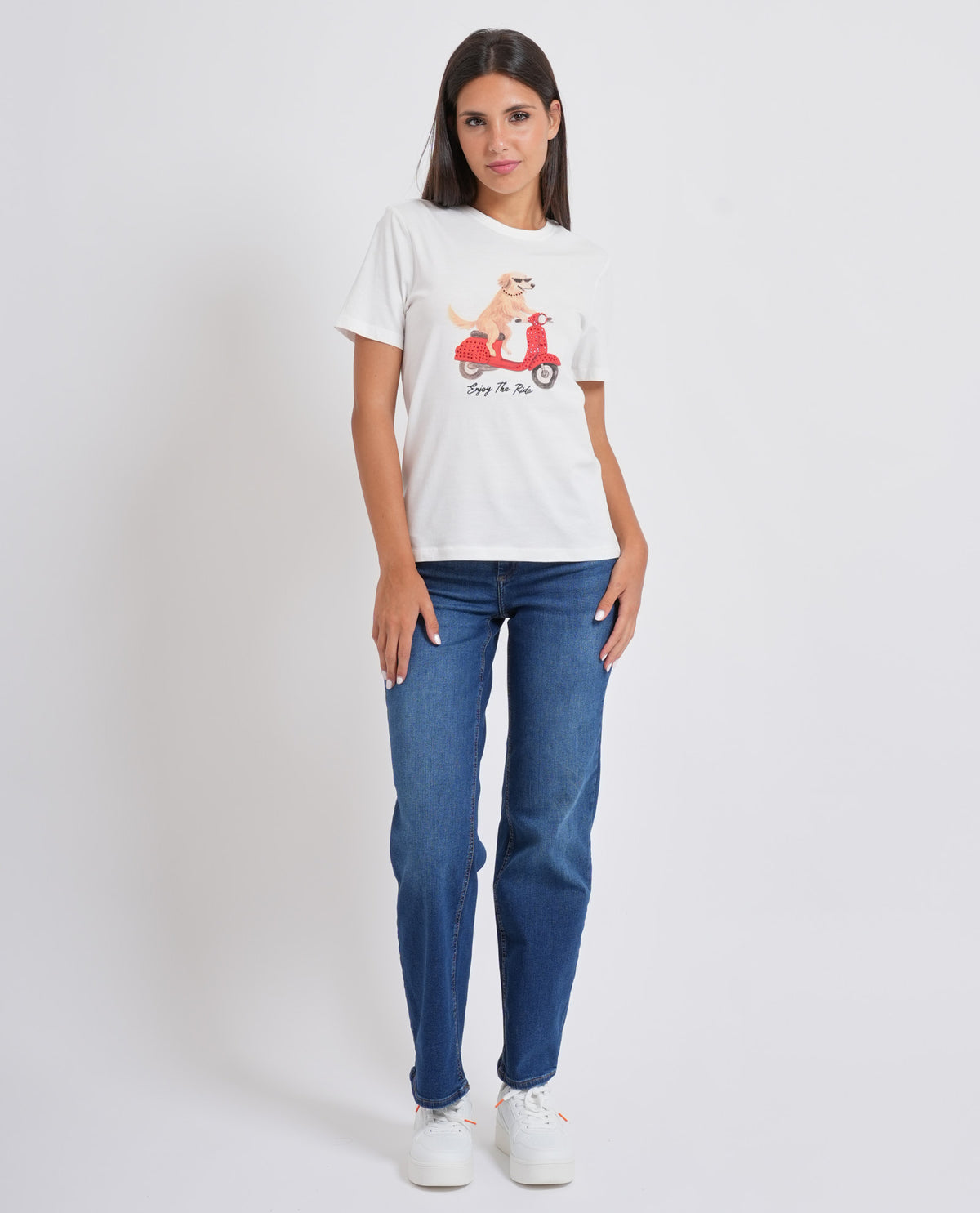 T-shirt donna Only con applicazione 