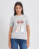 T-shirt donna Only con applicazione