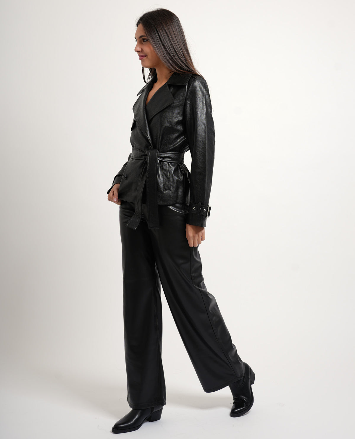 Giacca nera biker donna Only 