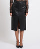 Only women's midi skirt with front slit