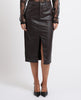 Only women's midi skirt with front slit