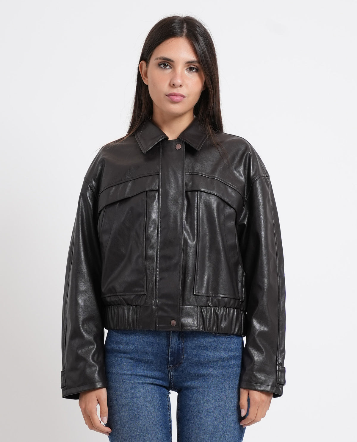 Giacca donna Only collo biker 