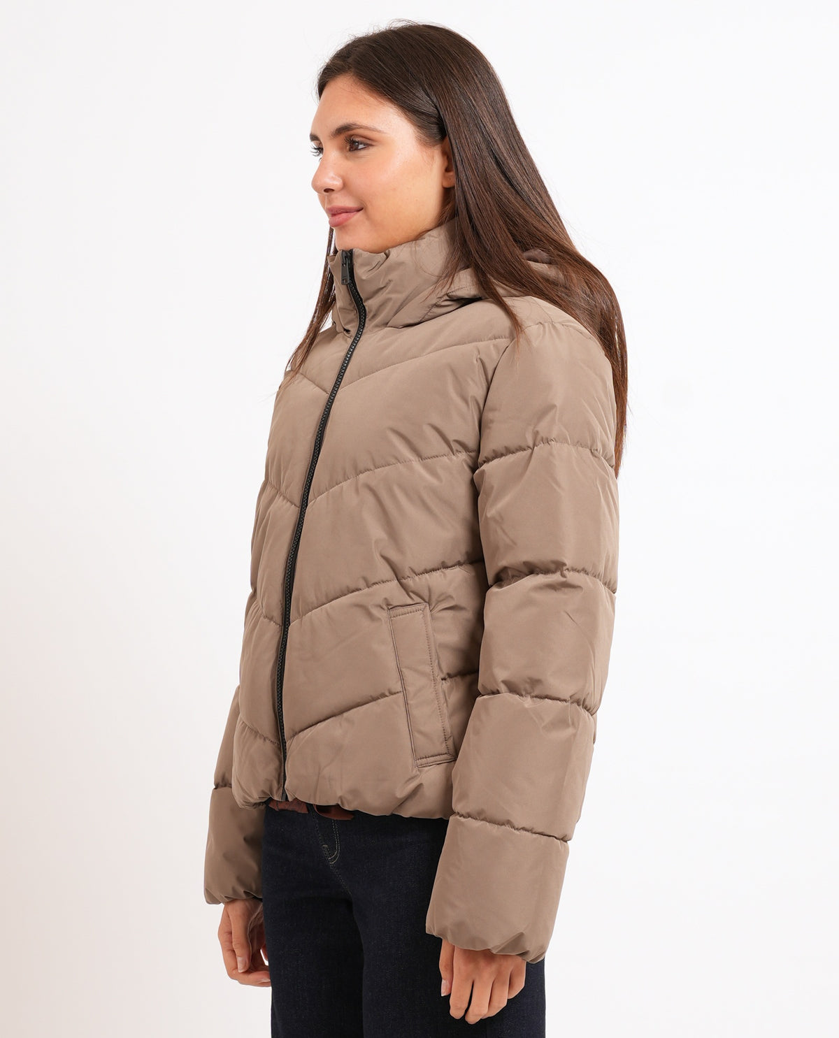Giubbotto imbottito Only donna con collo alto 