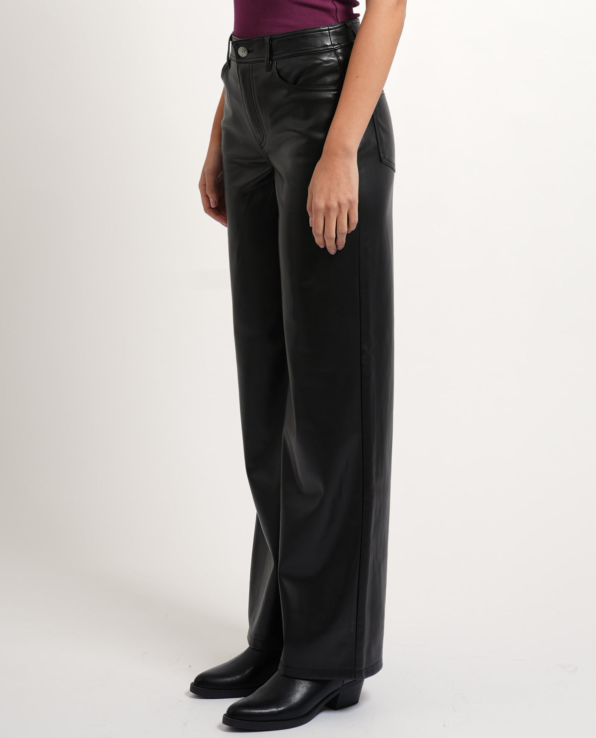 Pantaloni a vita alta Only donna 