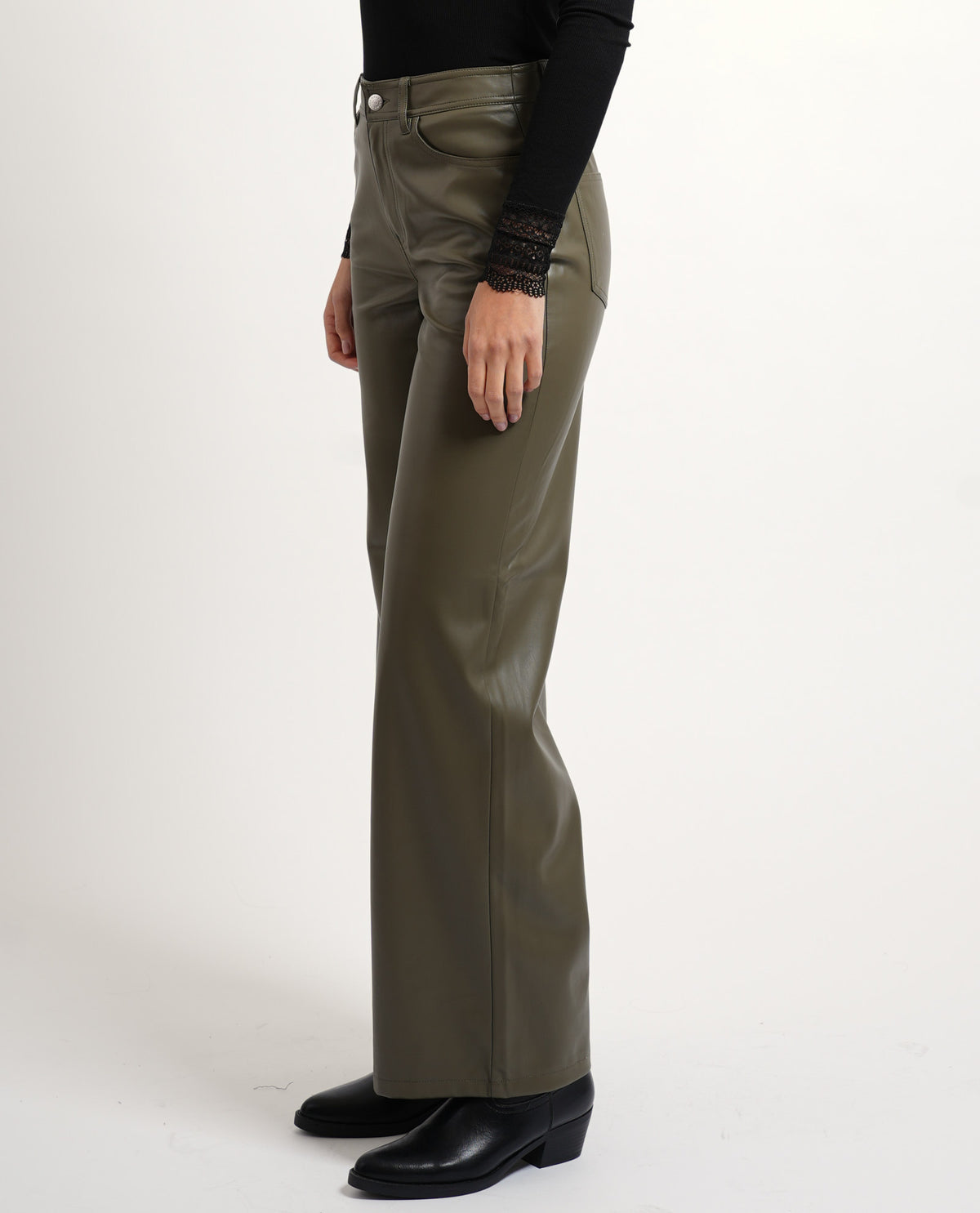 Pantaloni a vita alta Only donna 
