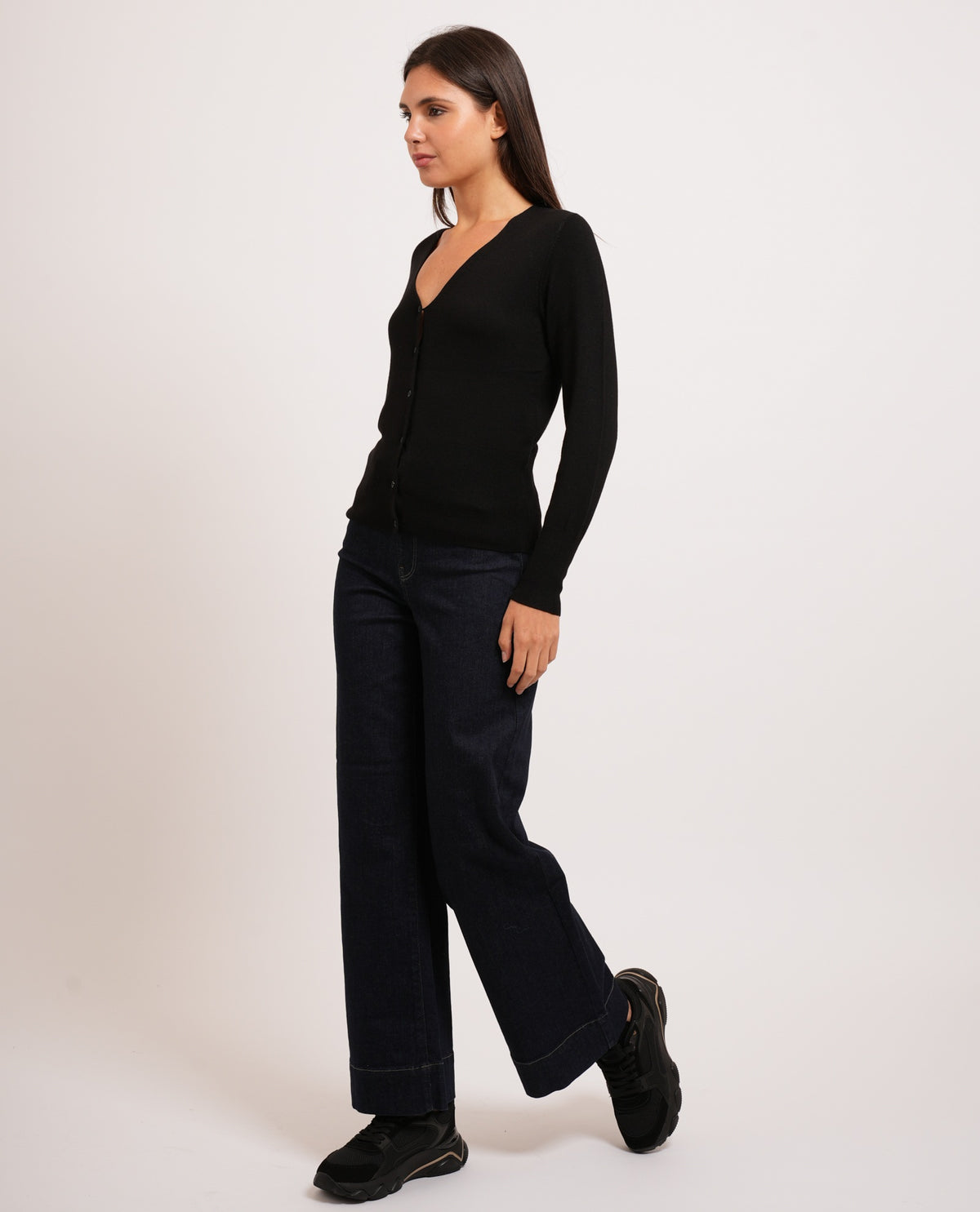 Cardigan Only donna con bottoni 