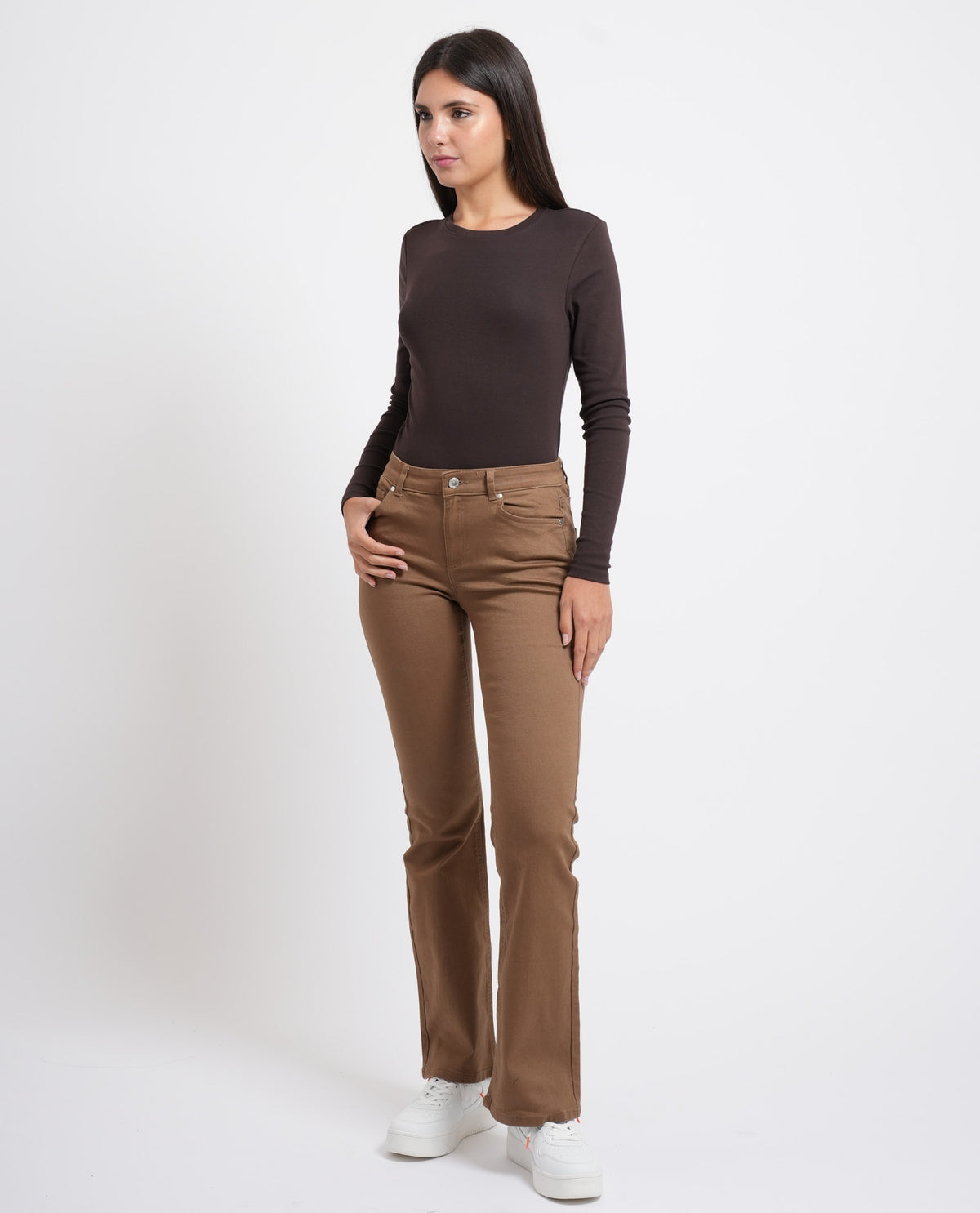 Pantaloni classici donna Only flared fit 