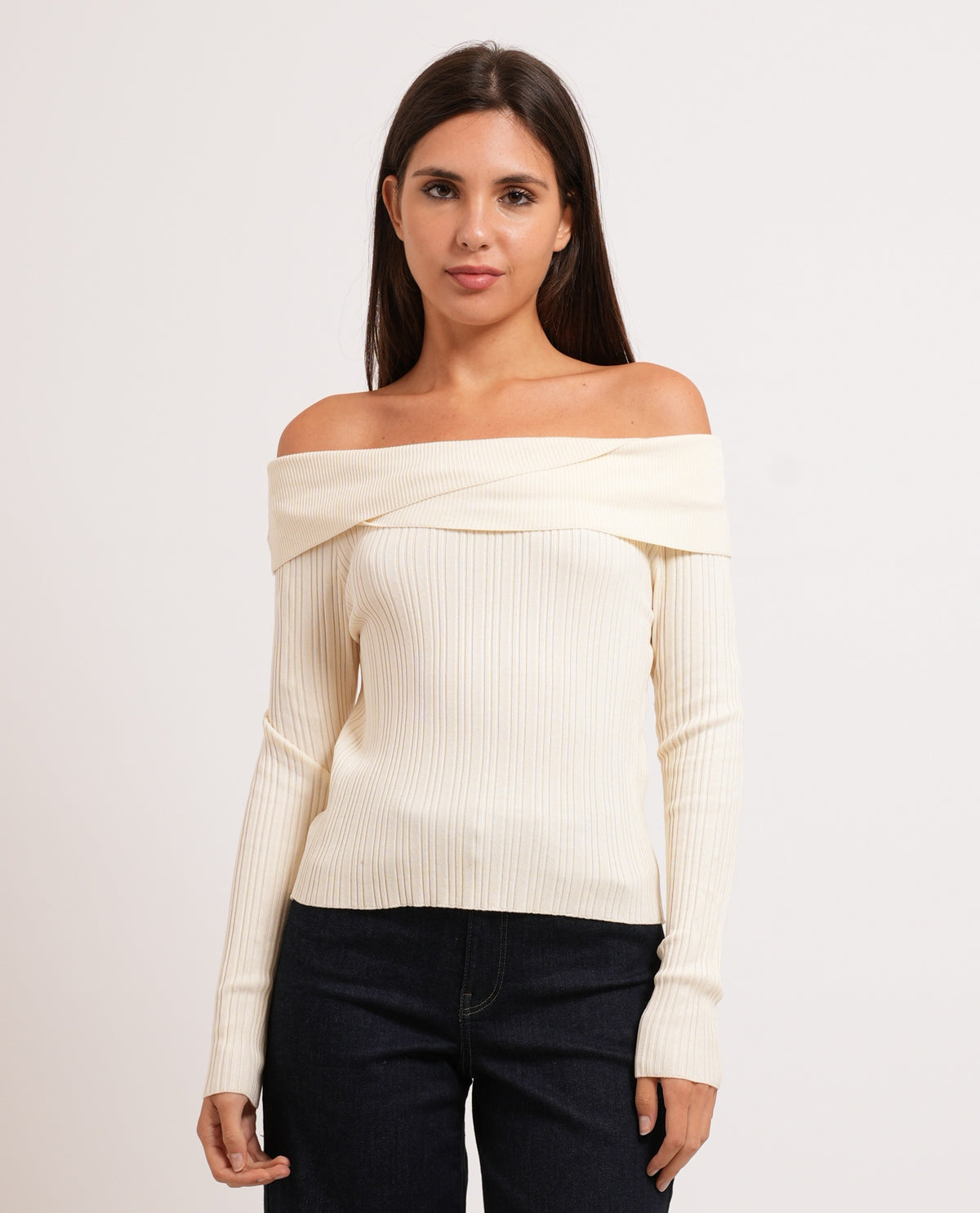 Maglione donna Only con spalle scese 