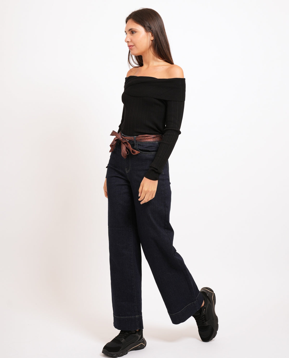 Jeans donna Only in cotone e lavaggio scuro 
