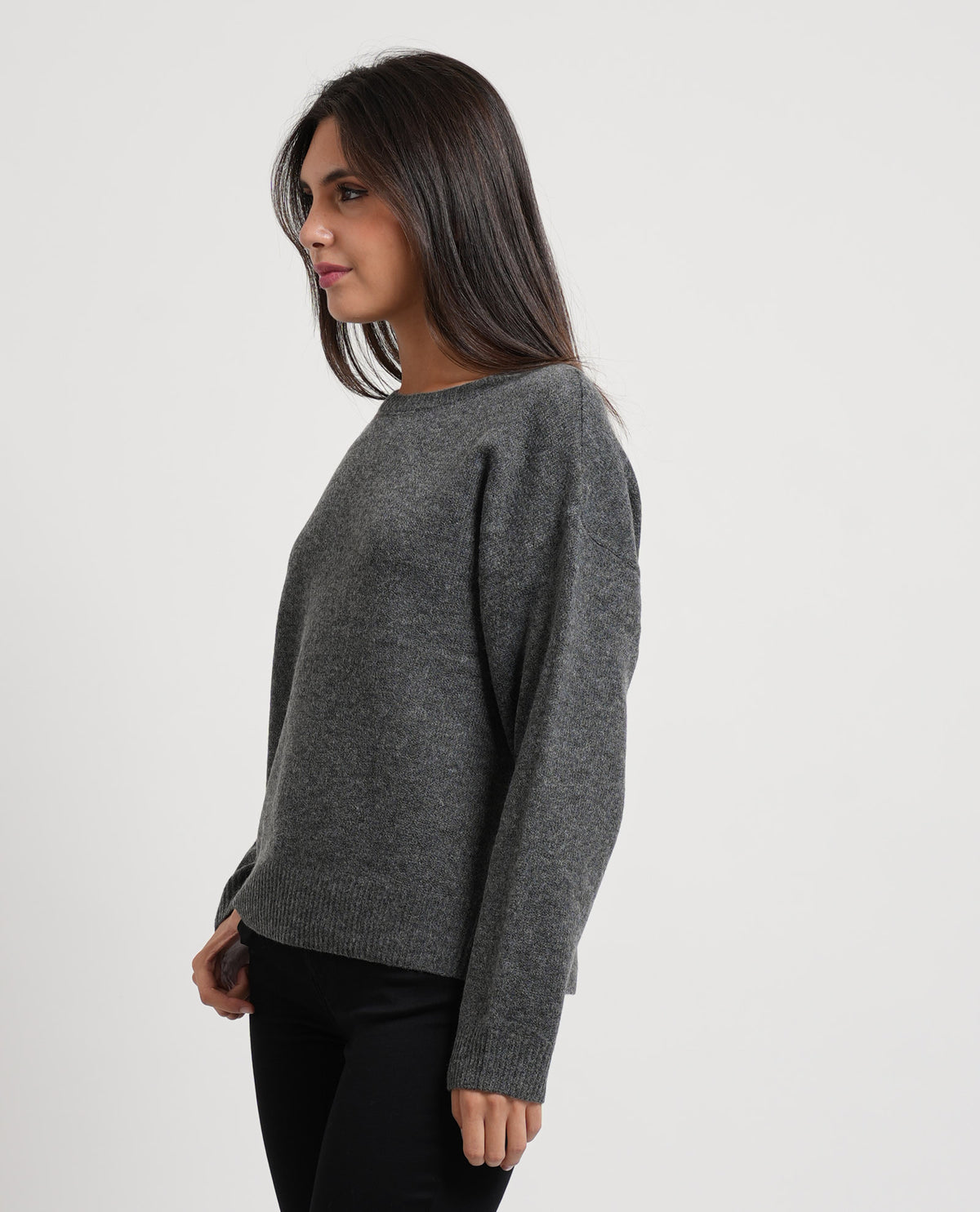 Maglione donna Only girocollo in misto lana 
