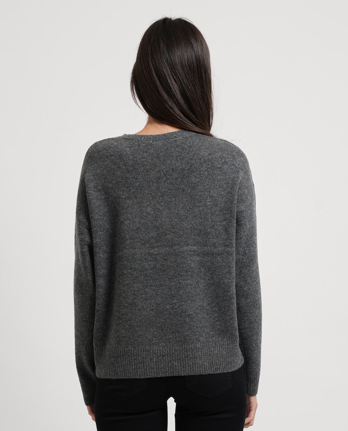 Maglione donna Only girocollo in misto lana 