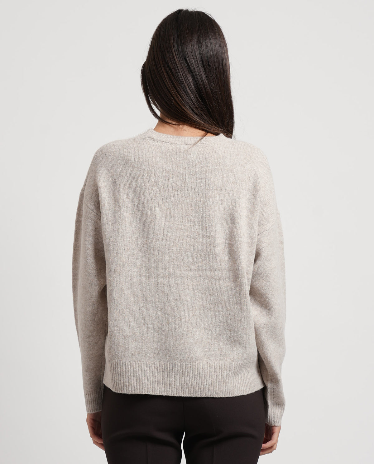 Maglione donna Only girocollo in misto lana 