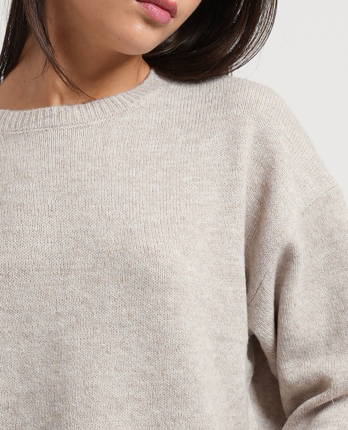 Maglione donna Only girocollo in misto lana 