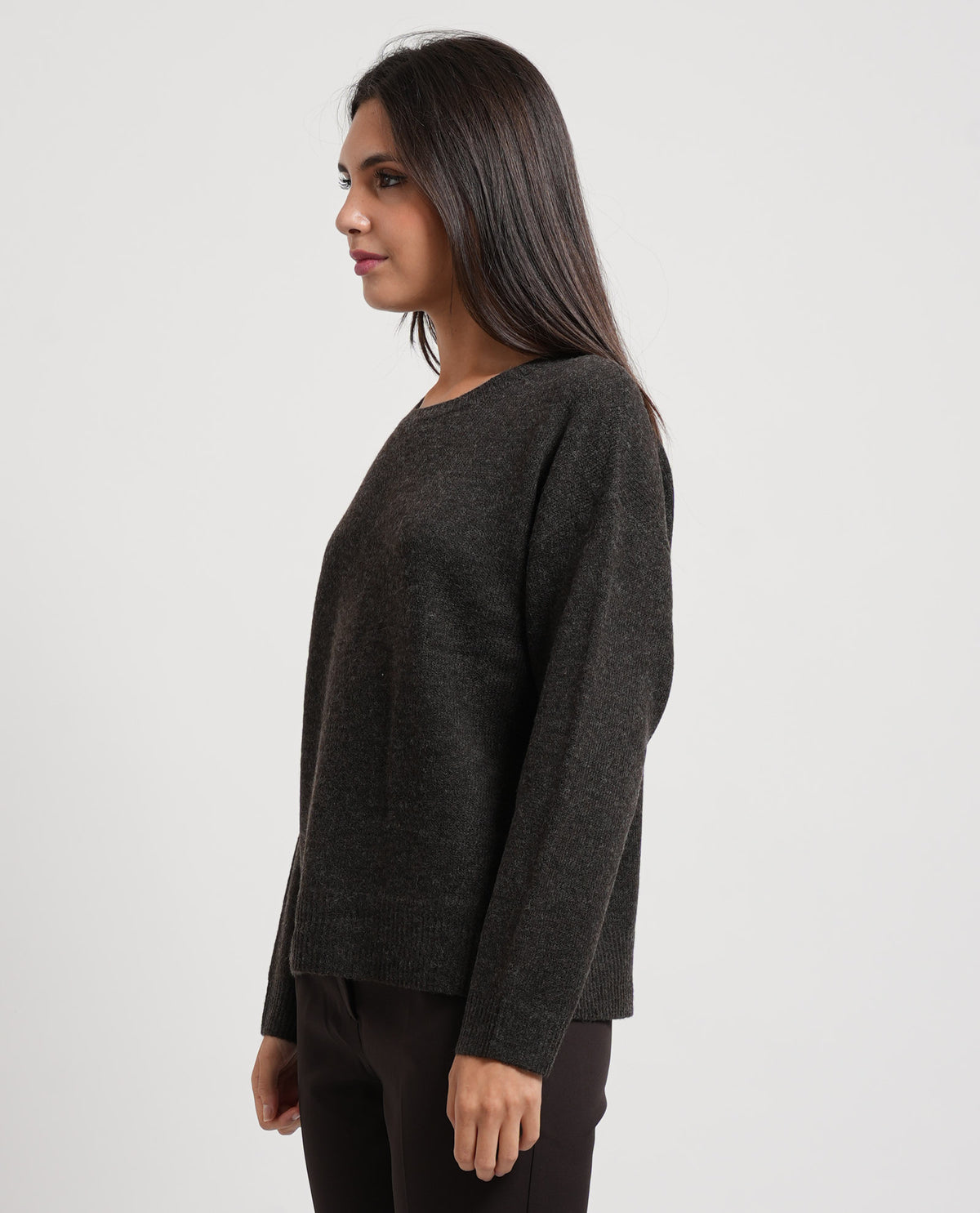 Maglione donna Only girocollo in misto lana 