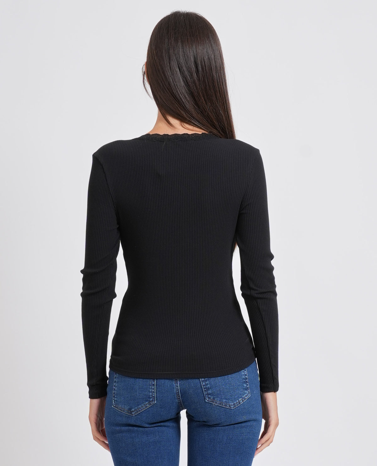 T-shirt donna Only con dettagli in pizzo 