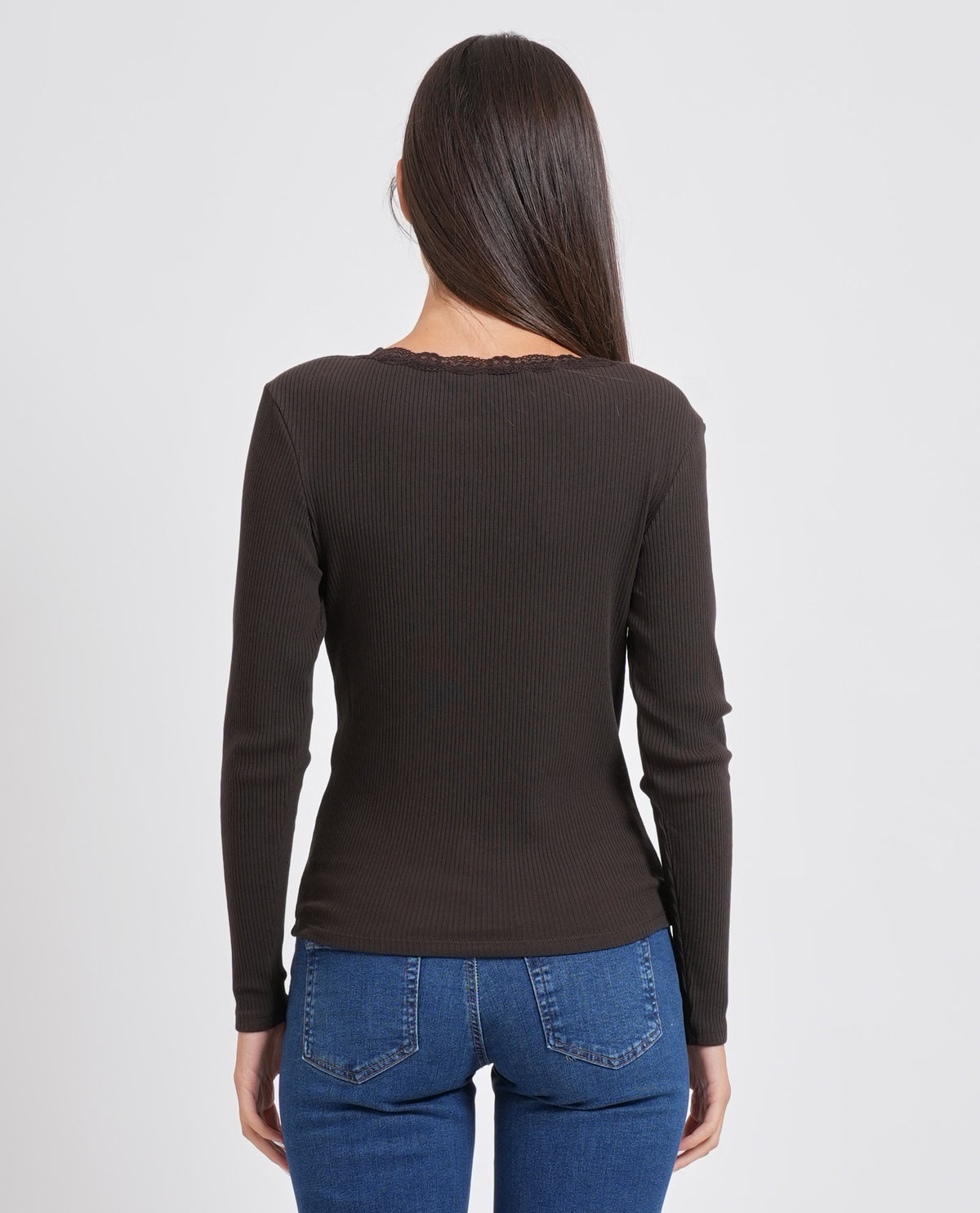 T-shirt donna Only con dettagli in pizzo 
