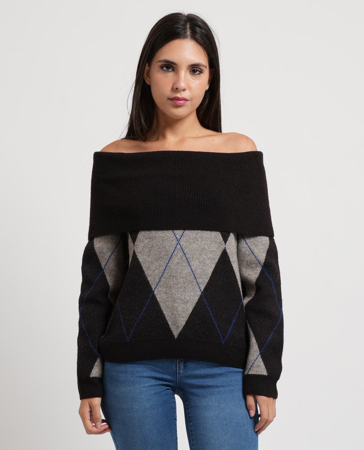 Maglione donna Only con spalle scese 