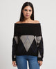 Only women's drop-shoulder sweater