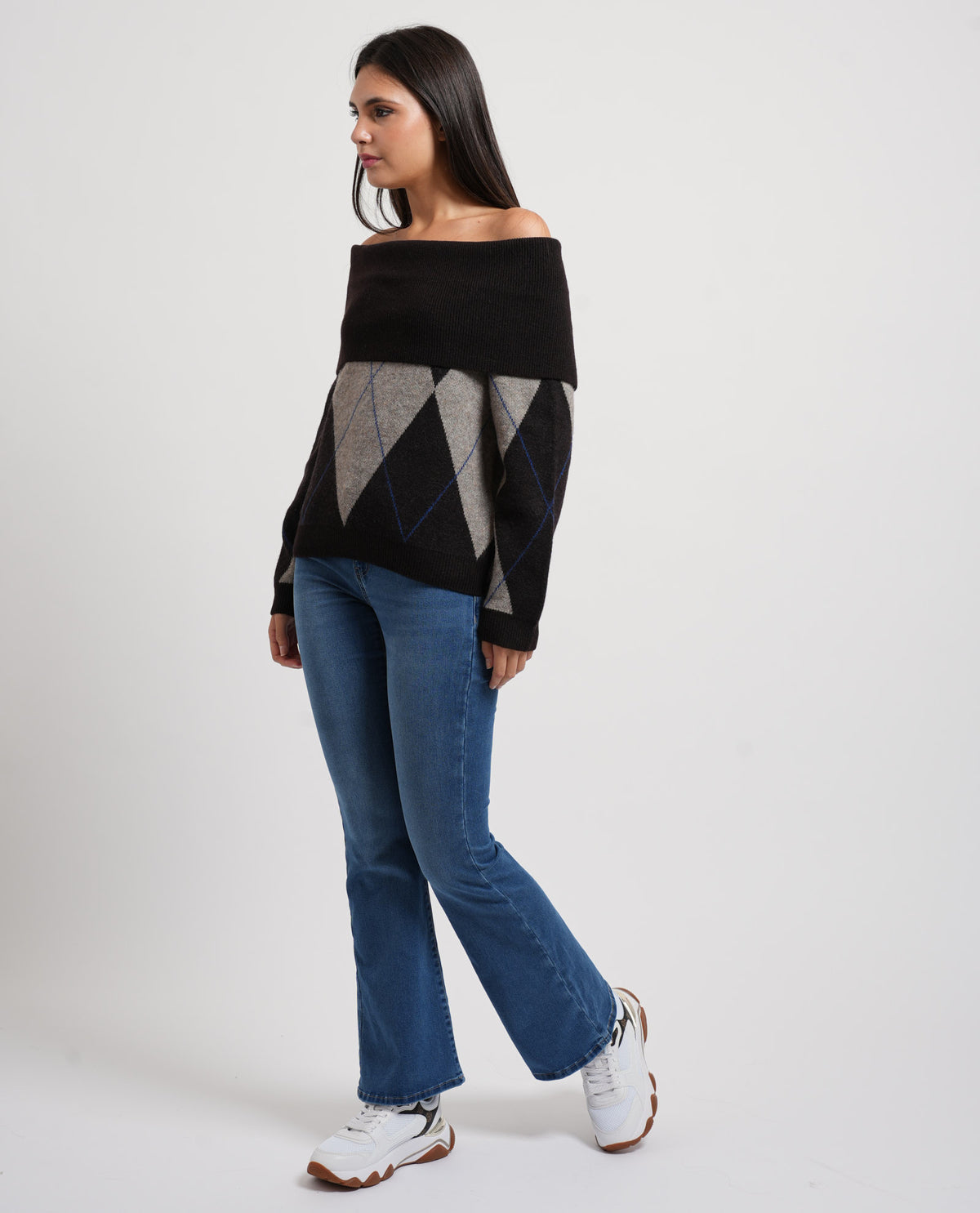 Maglione donna Only con spalle scese 