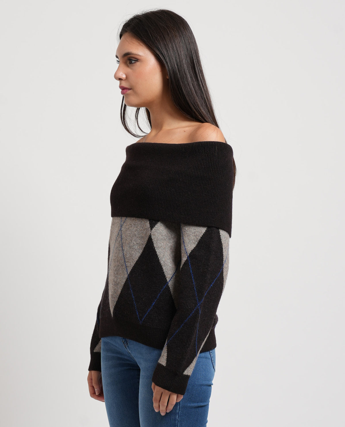 Maglione donna Only con spalle scese 
