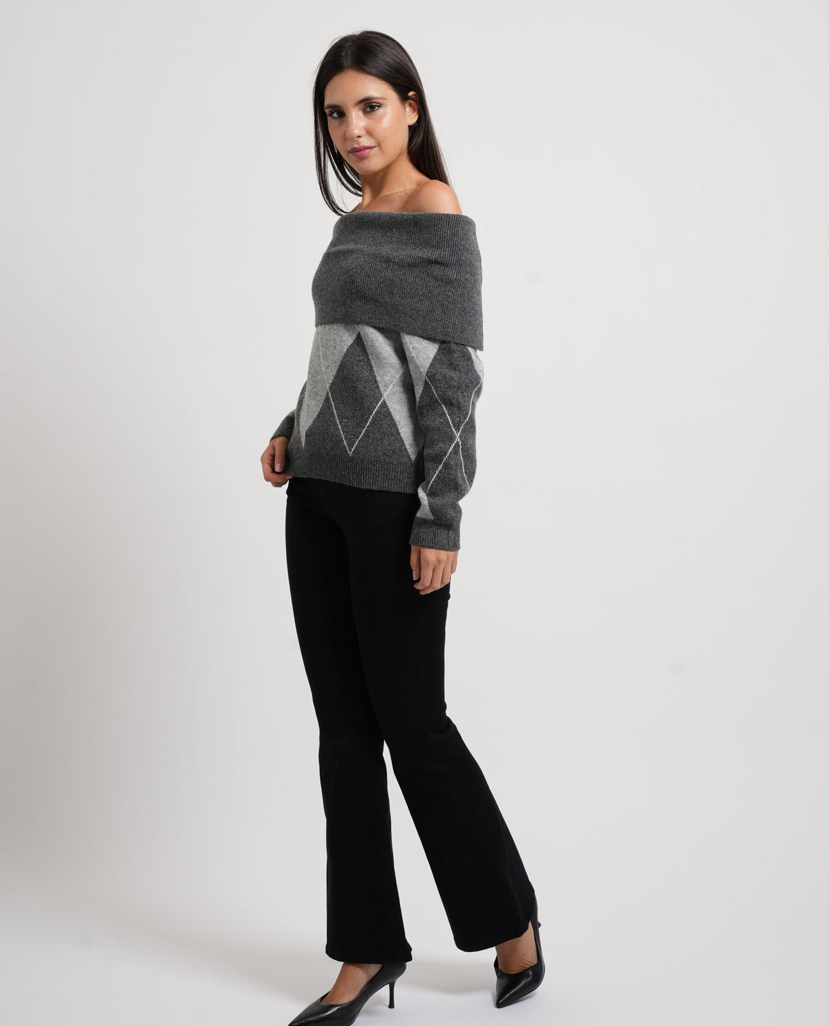 Maglione donna Only con spalle scese 