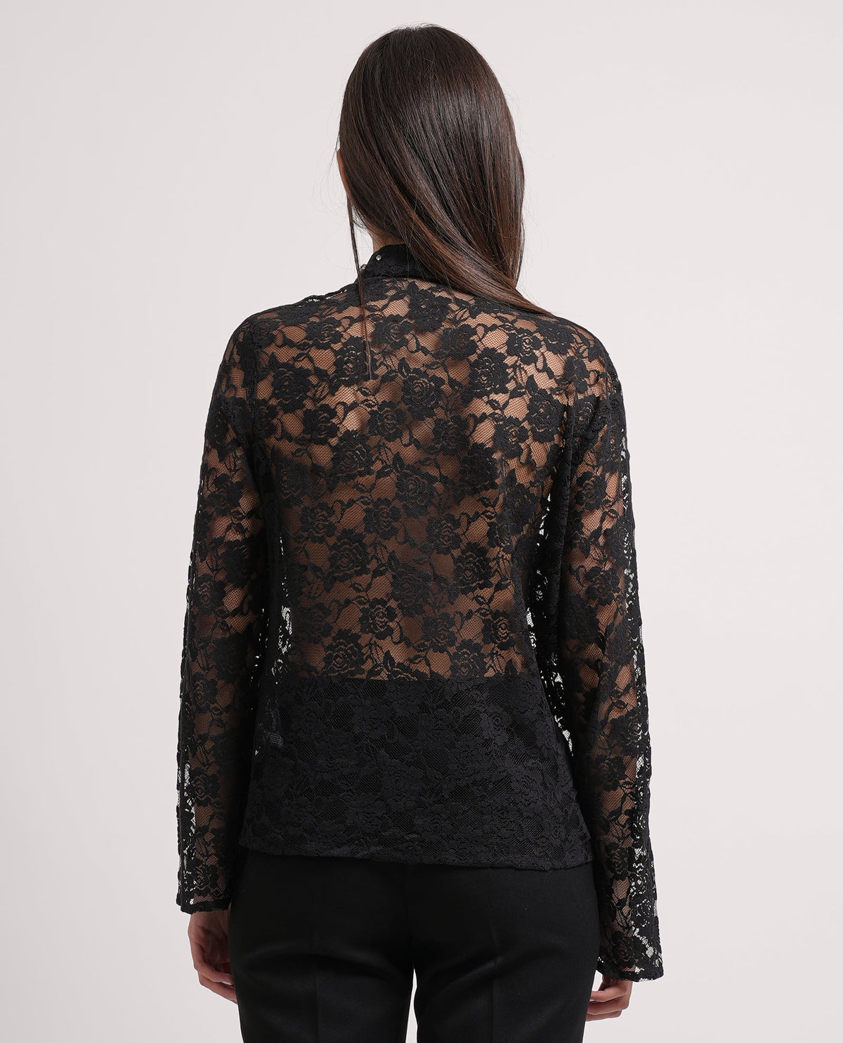 Camicia donna Only in pizzo trasparente 